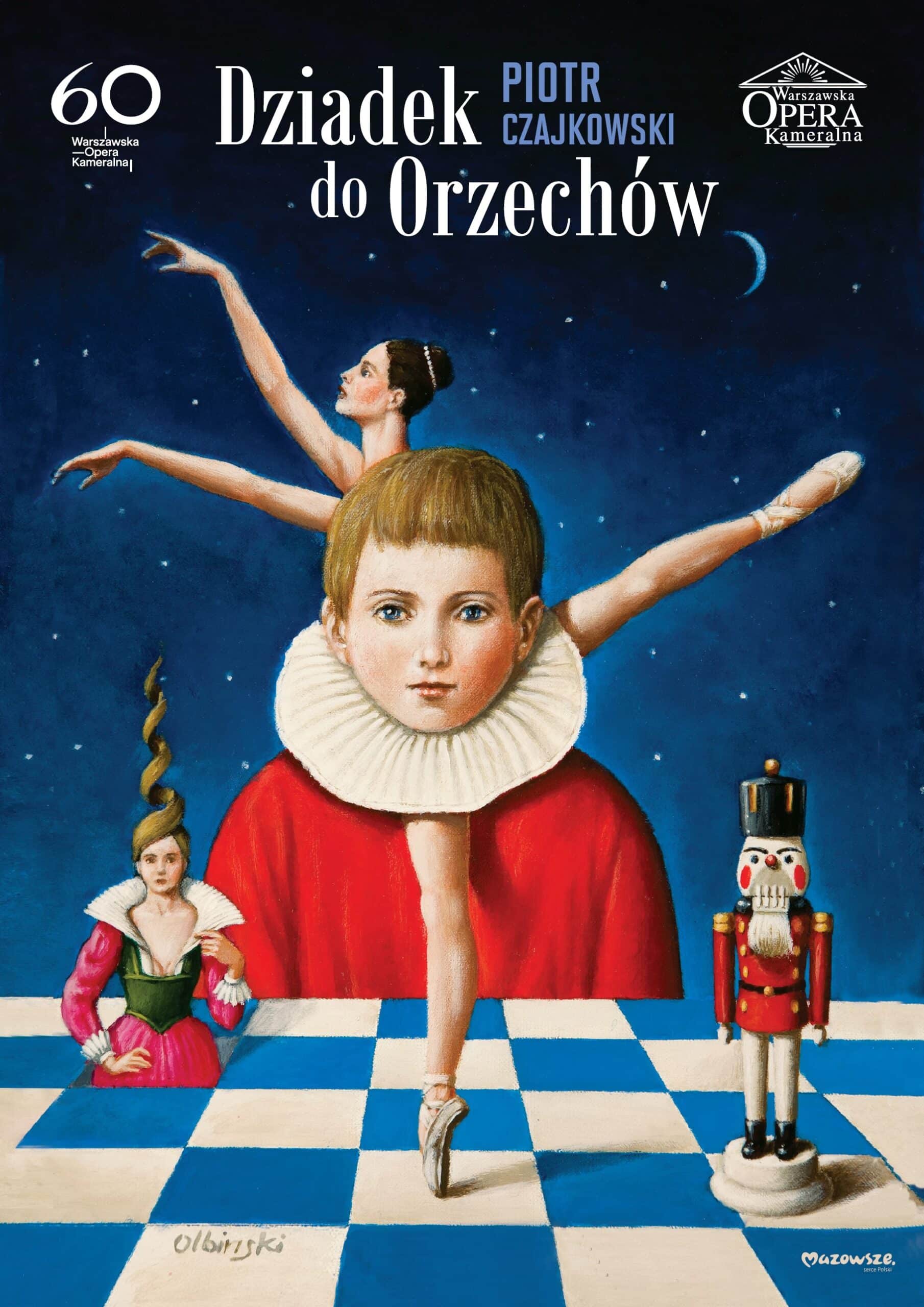 Dziadek Do Orzechów Bajka Cda Plakat "Dziadek do orzechów"- Rafał Olbiński | Warszawska Opera Kameralna
