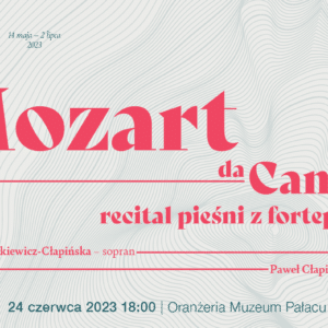 Mozart da camera – recital pieśni z fortepianem